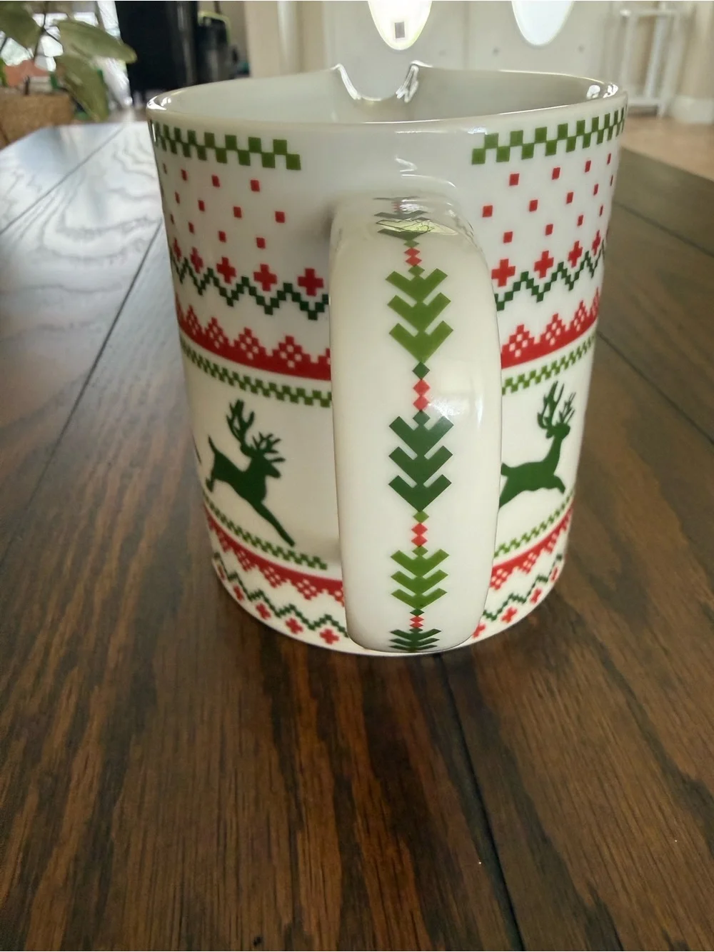 Vintage Studio Nova Winterland Christmas Creamer Reindeer Fair Isle Fine China